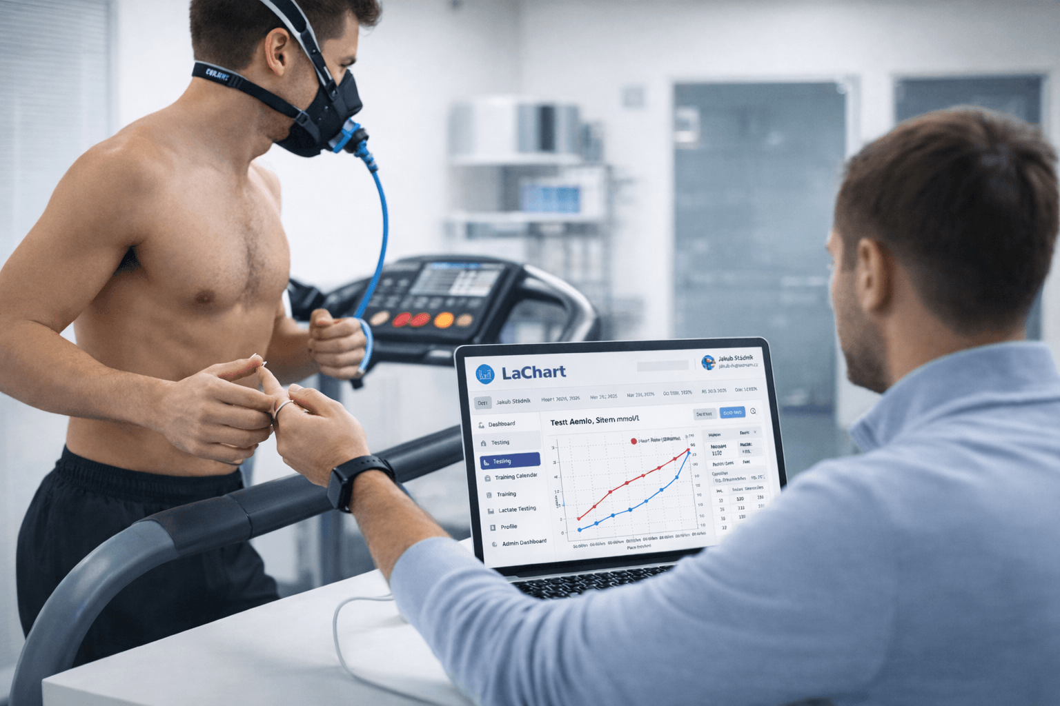 LaChart Lactate Curve Calculator & Testing App